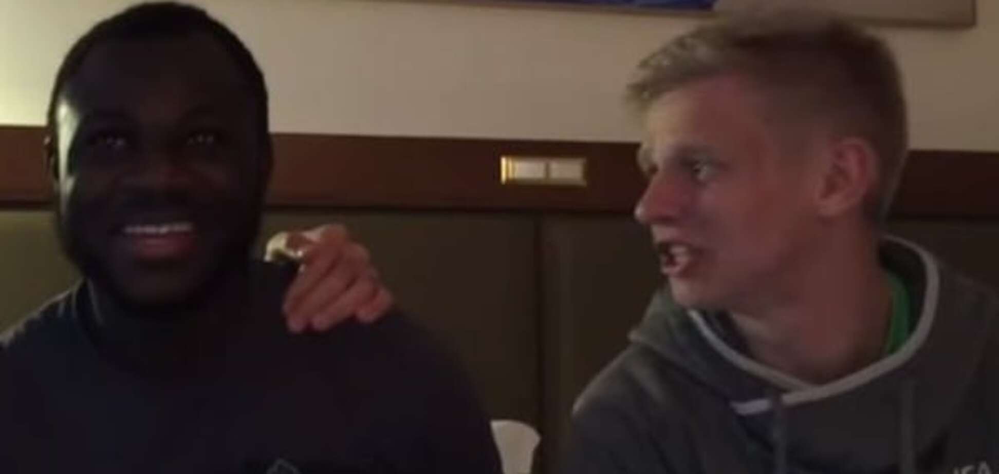 Футболист сборной Украины спел в России 'Владимирский централ': курьезное видео