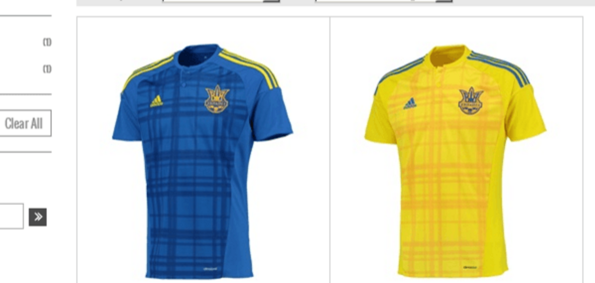 'Несуществующую' форму сборной Украины по футболу можно купить за баснословные деньги: фотофакт