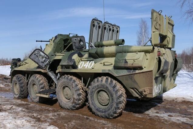 Двох п'яних росіян на БТР затримали після погоні