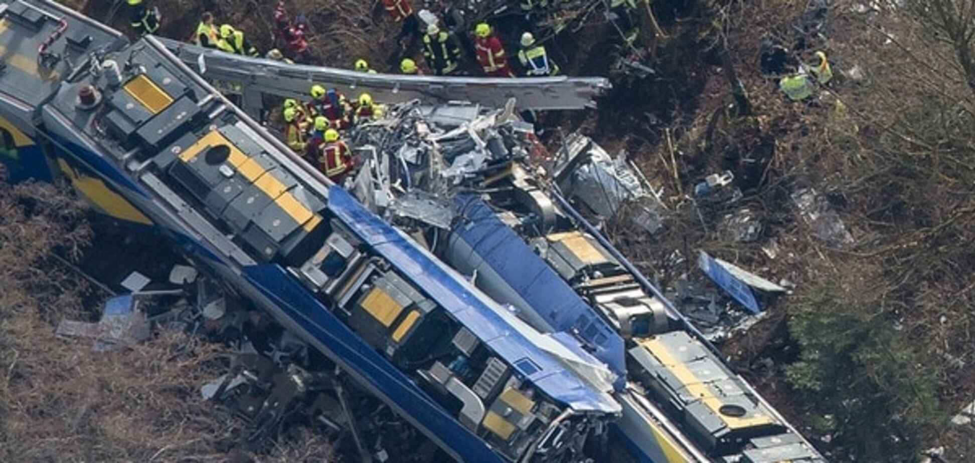 В Германии назвали причину железнодорожной катастрофы