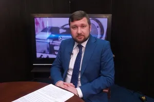 Виктор Рекун в студии Обоз-ТВ