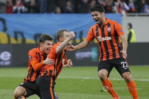 'Шахтер' обыграл 'Андерлехт' в первом матче 1/8 финала Лиги Европы