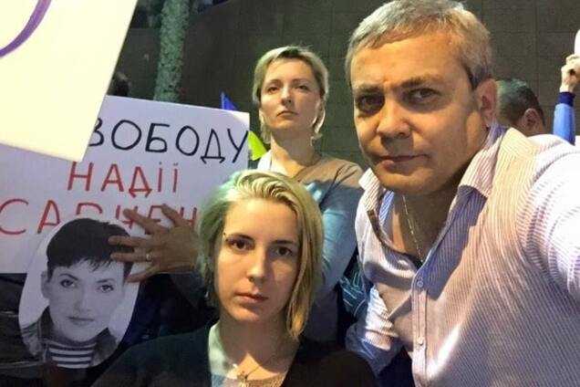 Свободу Савченко: волонтер Зинкевич присоединилась к акции в Тель-Авиве