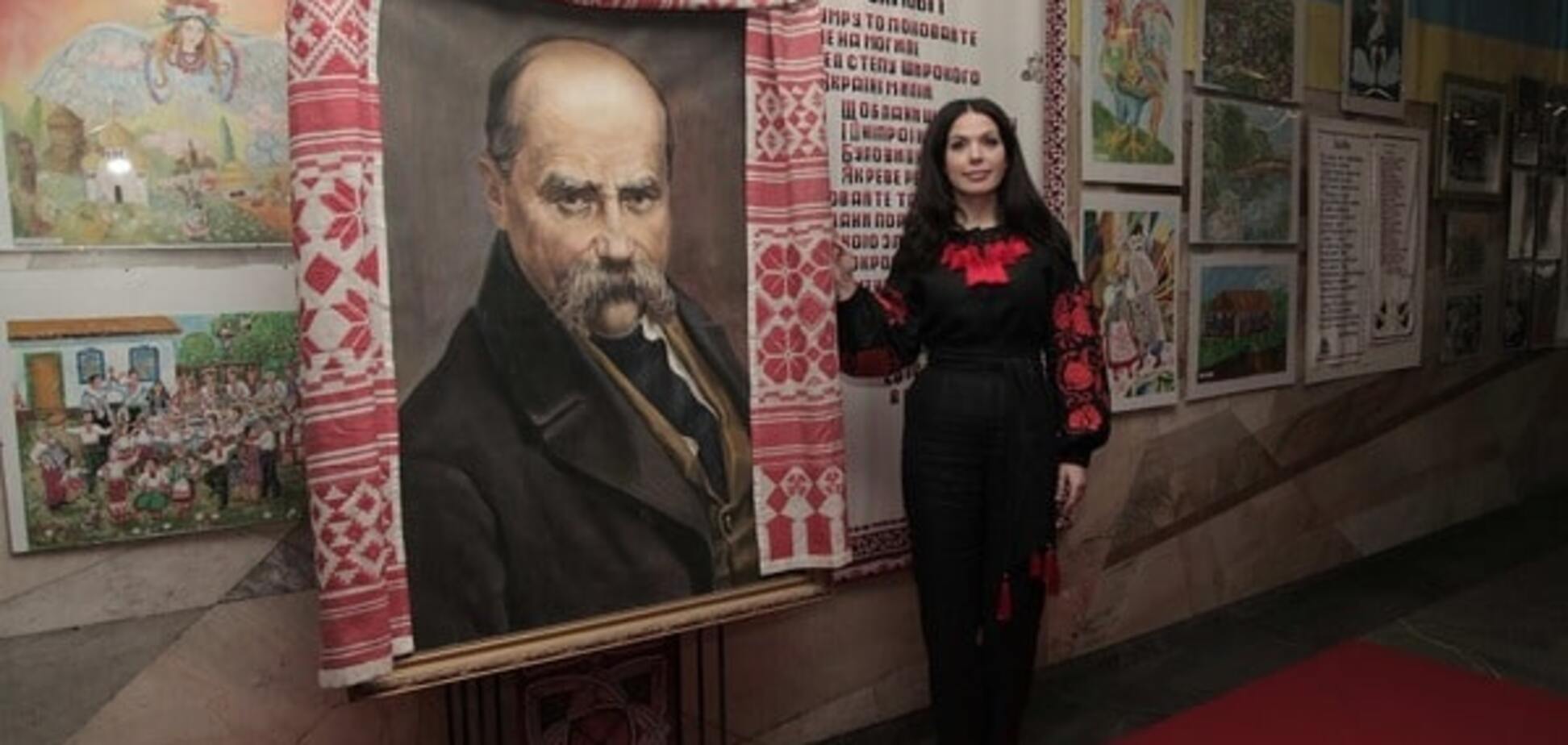 Литовченко представила выставку по мотивам произведений Шевченко