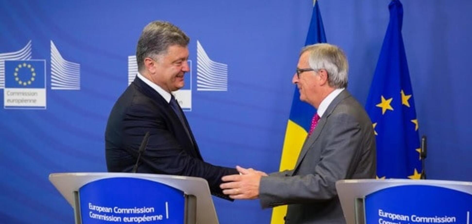 Безвизовый режим и электронные декларации: Порошенко с Юнкером приняли решение