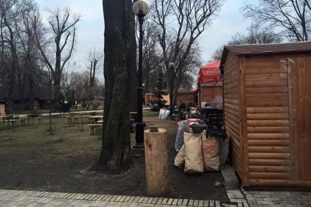 Кошмар в центре Киева: в соцсети пожаловались на беспорядок в парке Шевченко