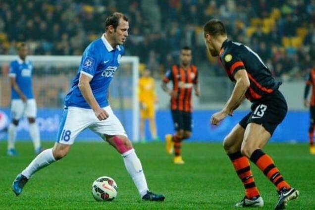 'Днепр' разгромил 'Шахтер' в центральном матче 18-го тура чемпионата Украины