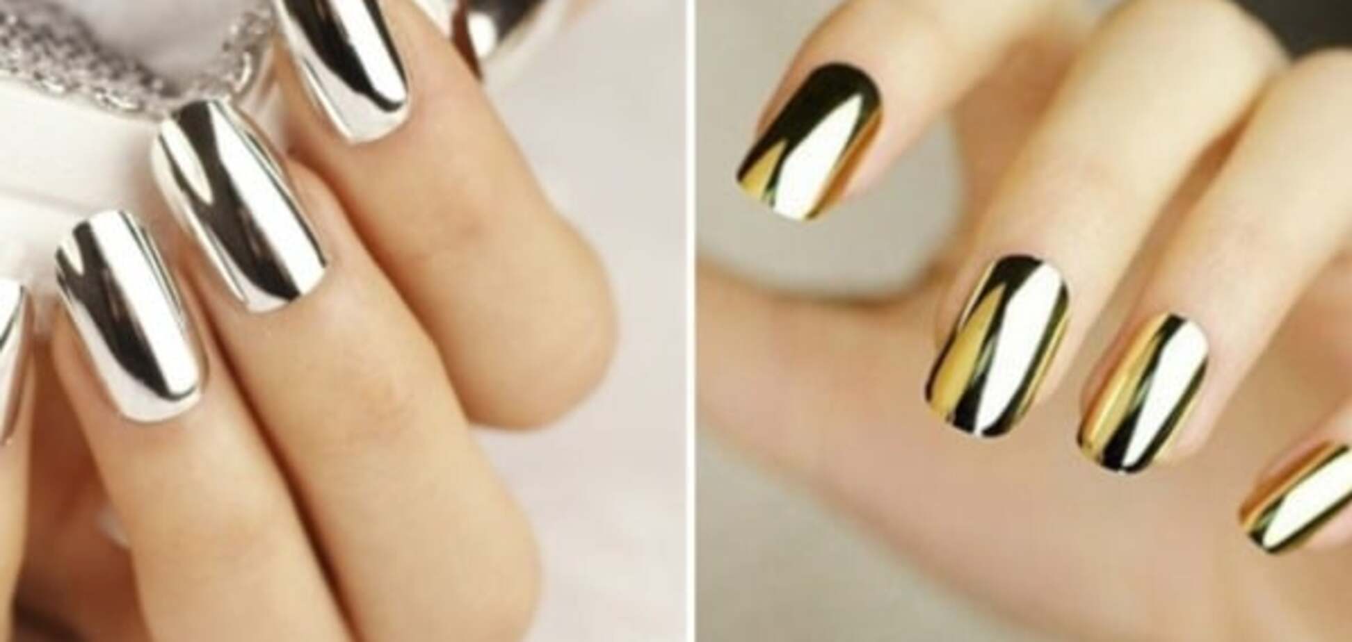 Зеркальный маникюр: модный тренд весны-2016