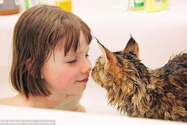 Айрис и ее кошка Тула