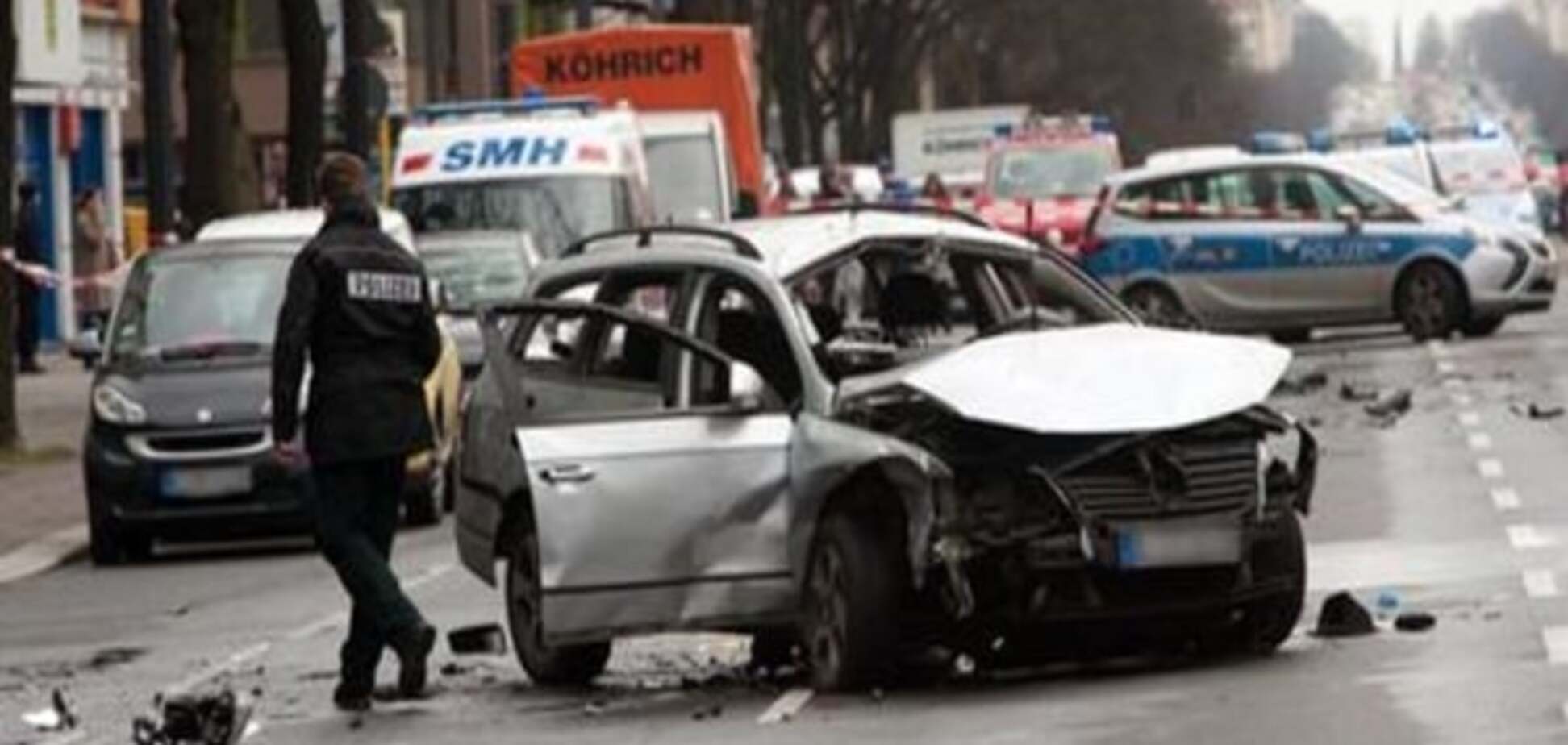 У Берліні підірвався начинений вибухівкою автомобіль