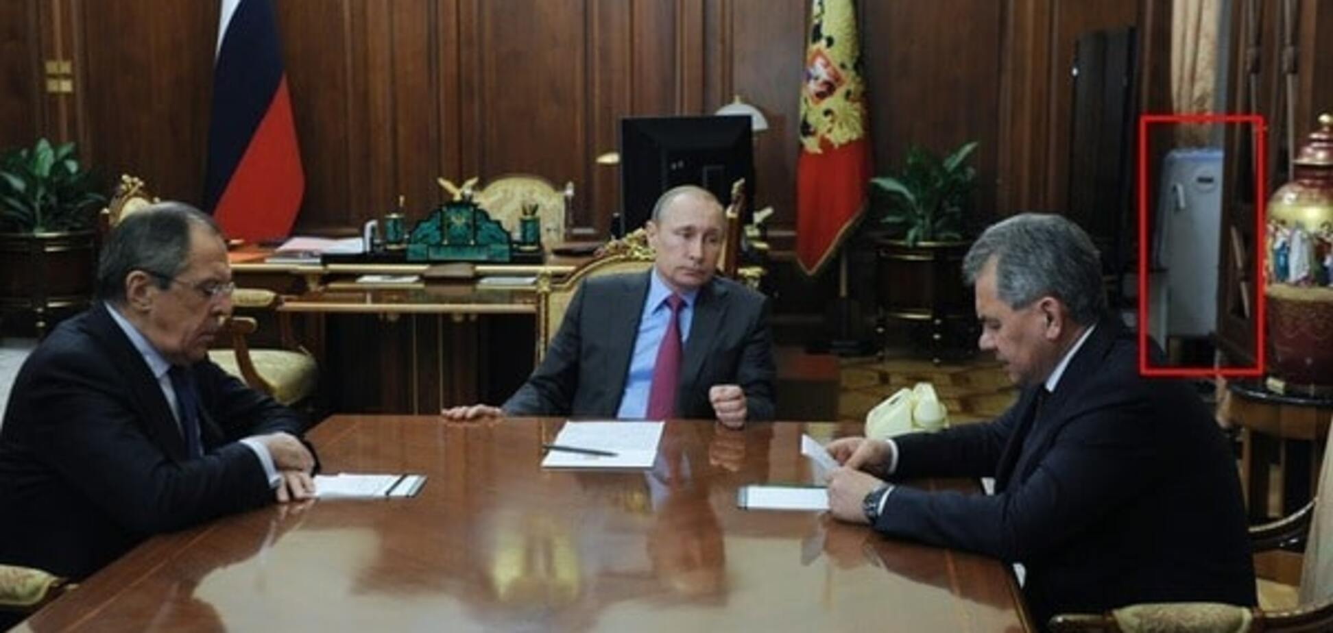 У кабінеті Путіна знайшли опромінювач: фотофакт