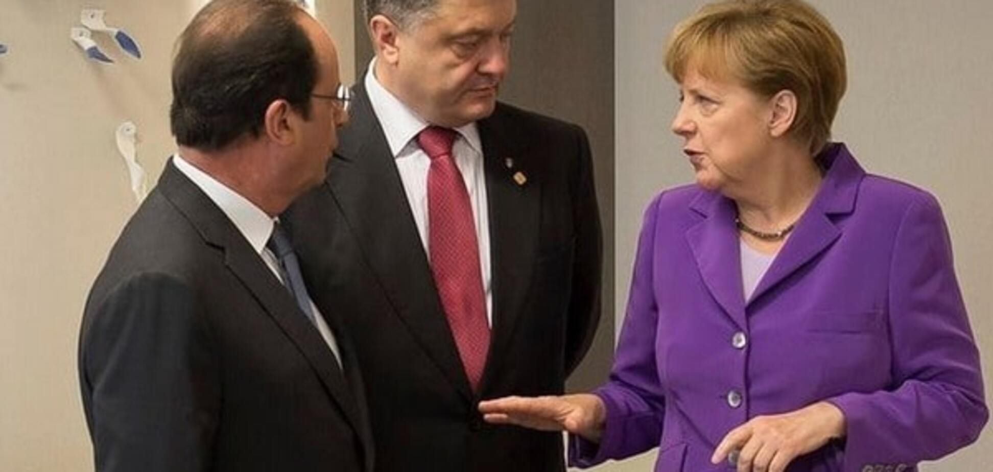 В Брюсселе Порошенко встретится с Меркель и Олландом