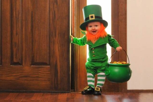 Наряд малыша на День Святого Патрика