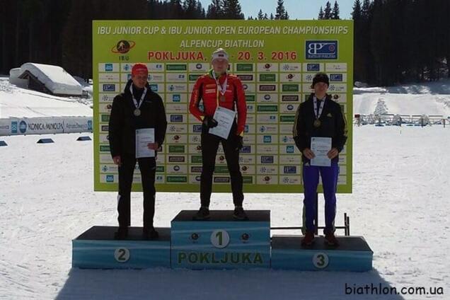 Призеры чемпионата Европы по биатлону