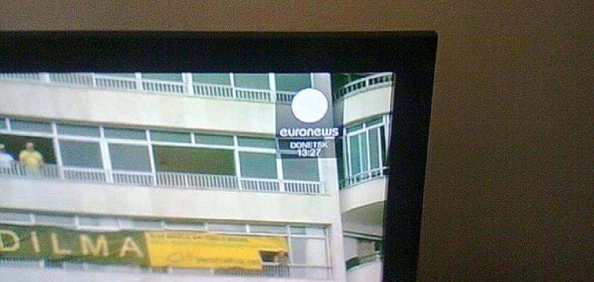 Телеканал Euronews 'перевел' Донецк на московское время – соцсети