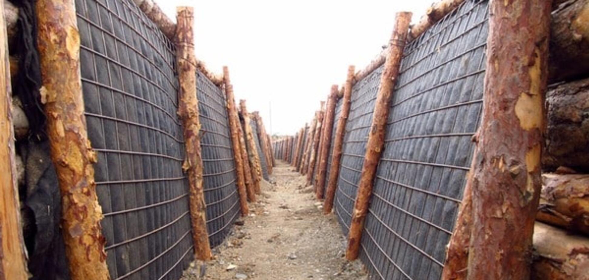 Окопы в зоне АТО