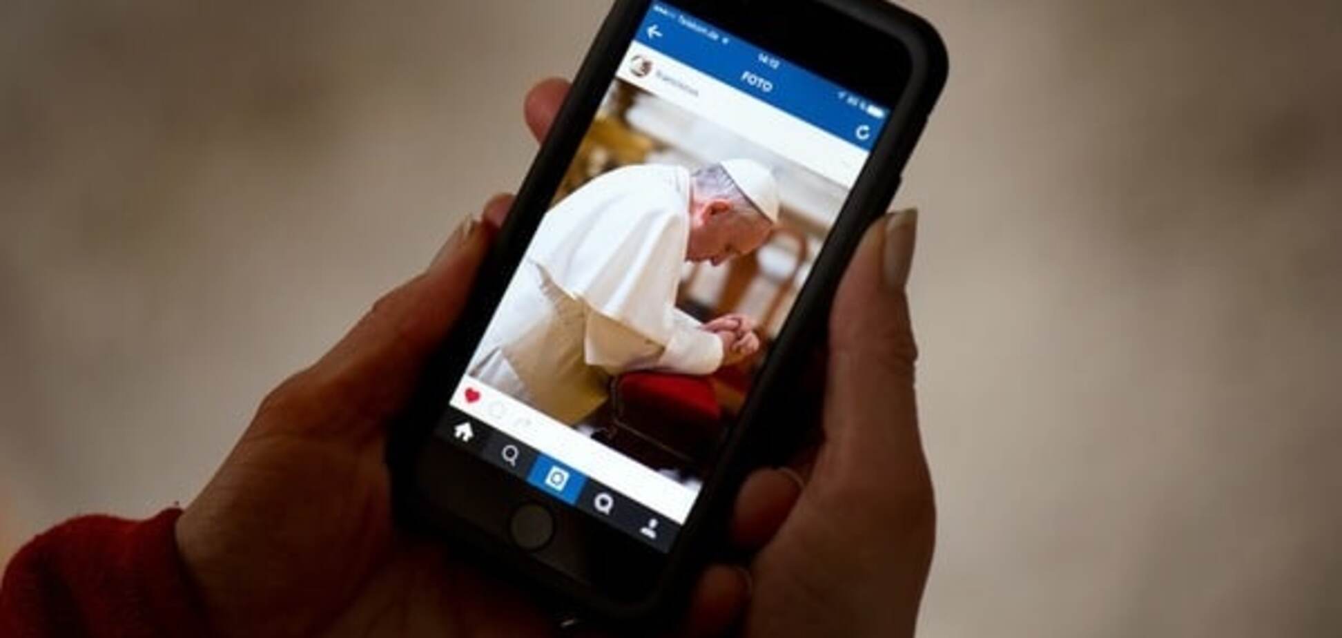 Папа Франциск в Instagram