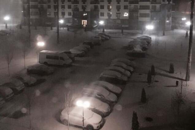 Снег в Киеве