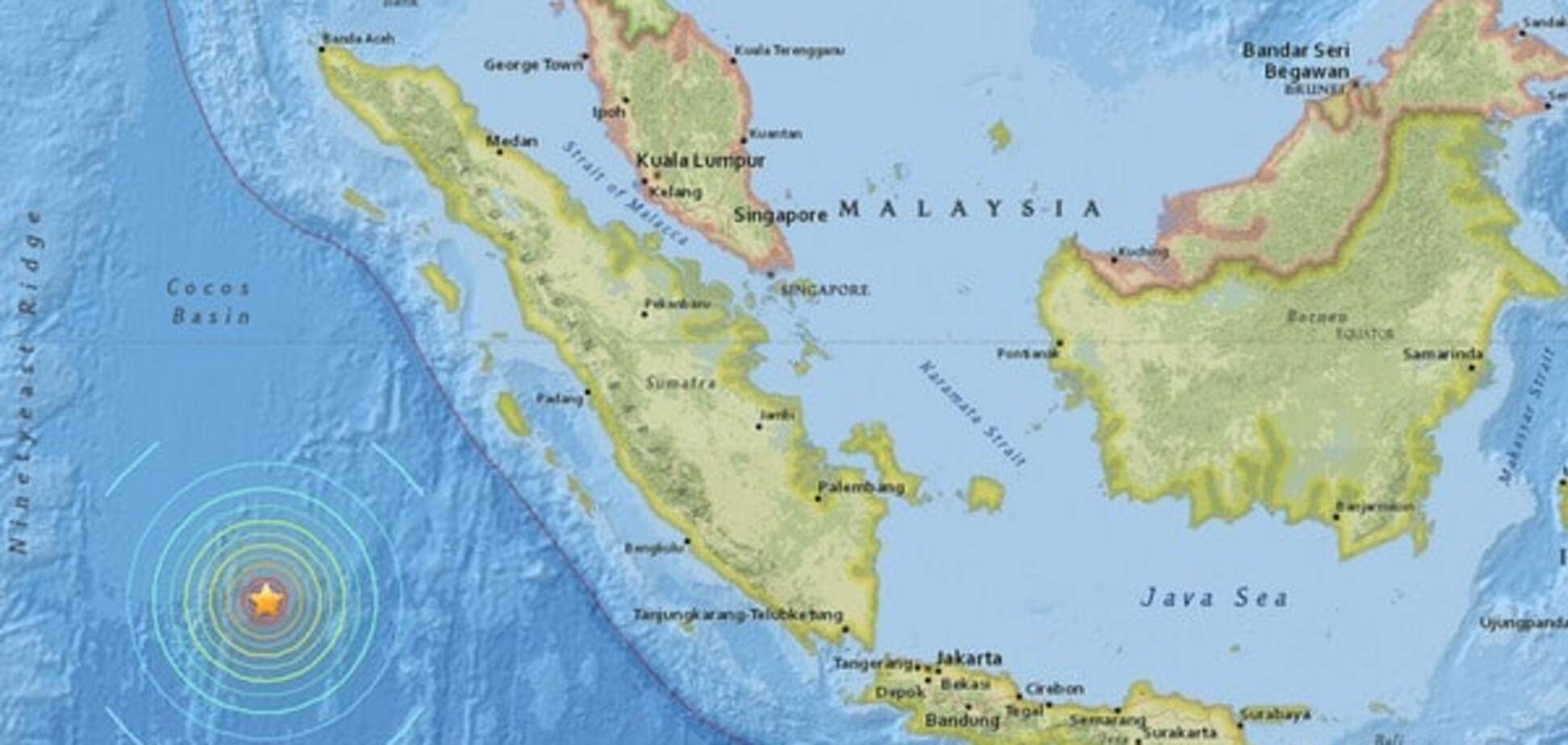 У берегов Индонезии произошло мощное землетрясение: есть погибшие