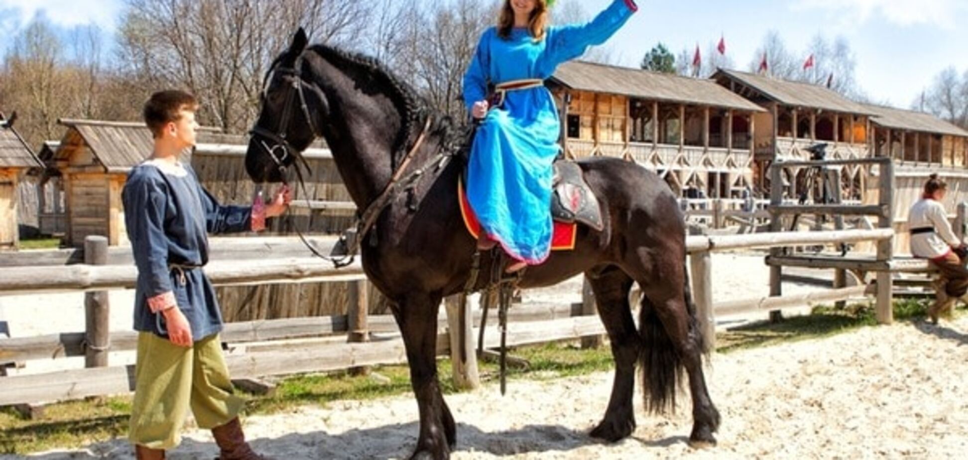 В 'Парке Киевская Русь' на выходных покажут породистых лошадей, начнут праздновать Масленицу и будут поздравлять женщин