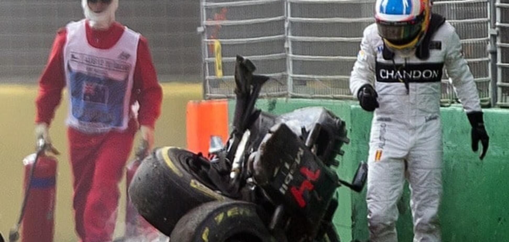 Дворазовий чемпіон світу потрапив у жахливу аварію на Гран-прі Австралії: відео аварії