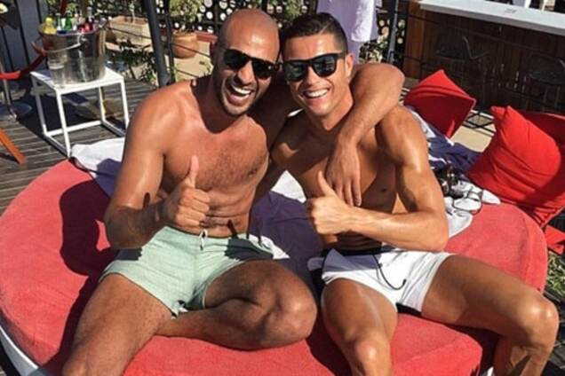 Криштиану Роналду и Бадр Хари