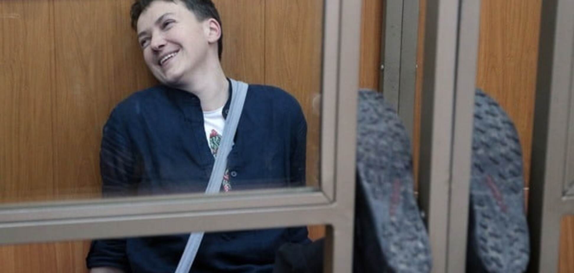 'Горіла шина, палала': появилось видео пения Савченко в суде