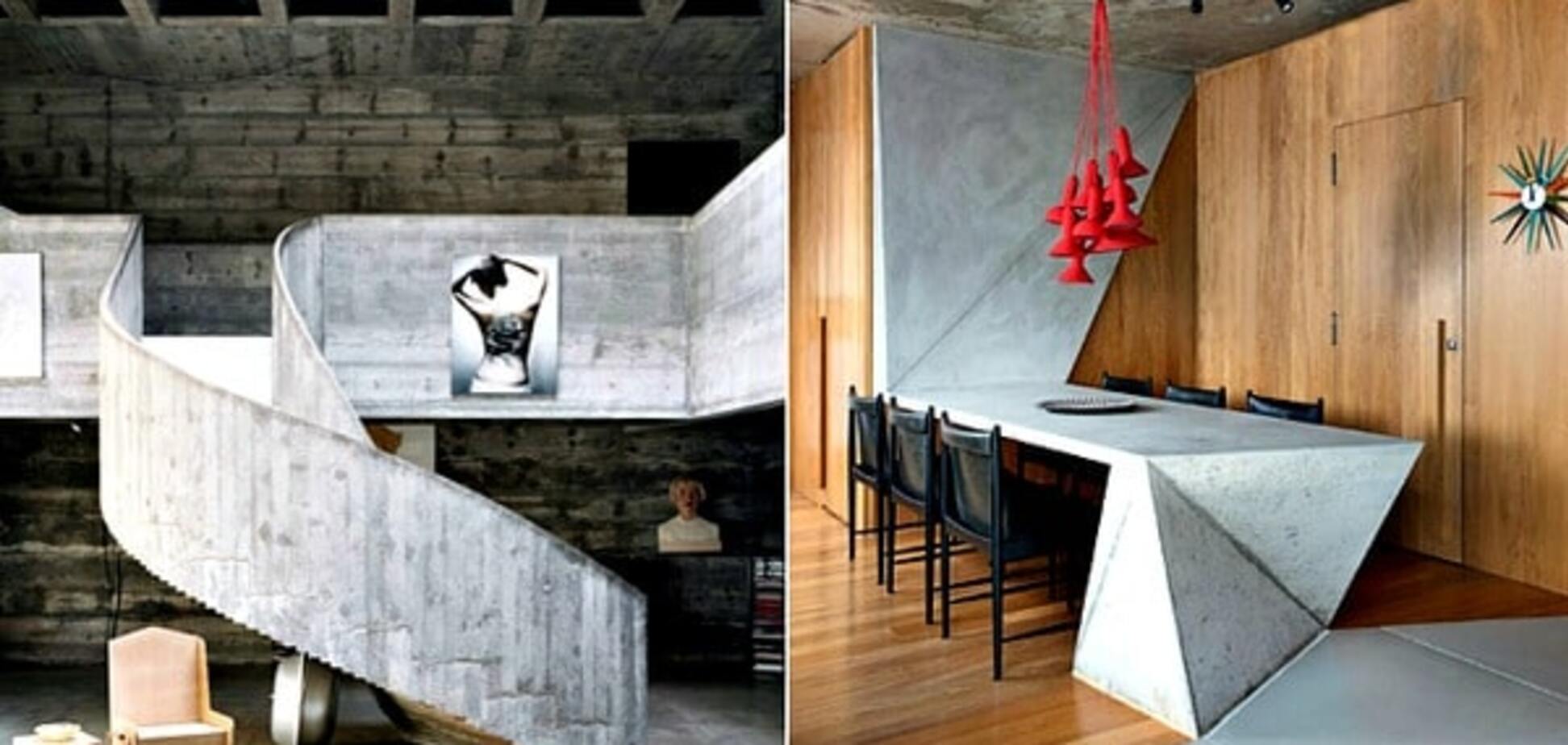 Бетон в интерьере