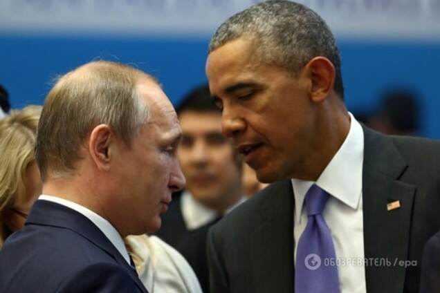 Владимир Путин и Барак Обама