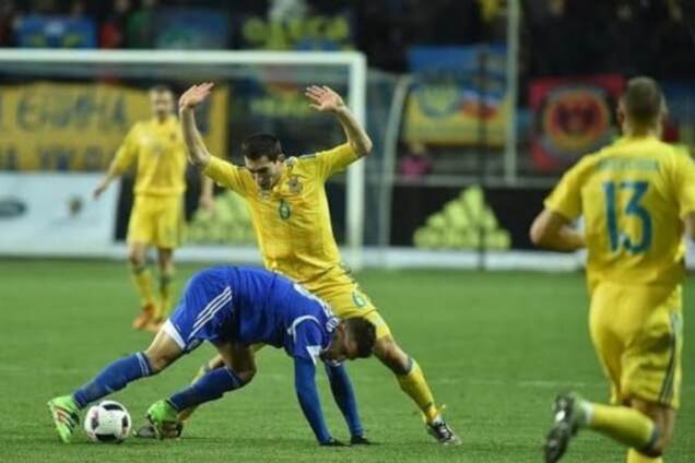 Украина - Кипр - 1:0