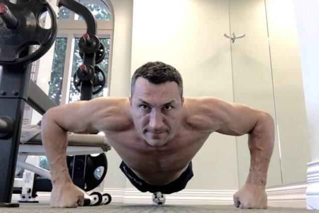 Владимир Кличко тренировка