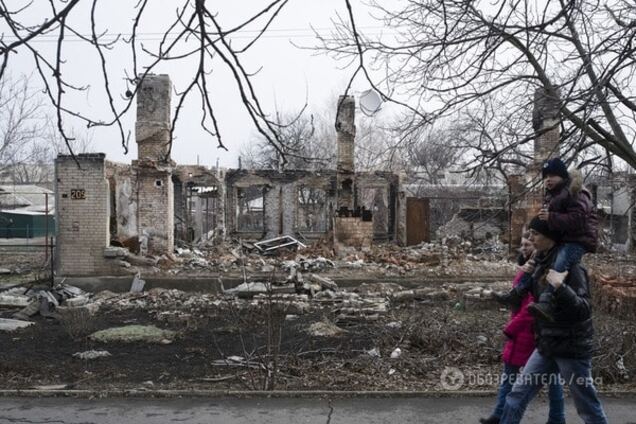 разруха на Донбассе