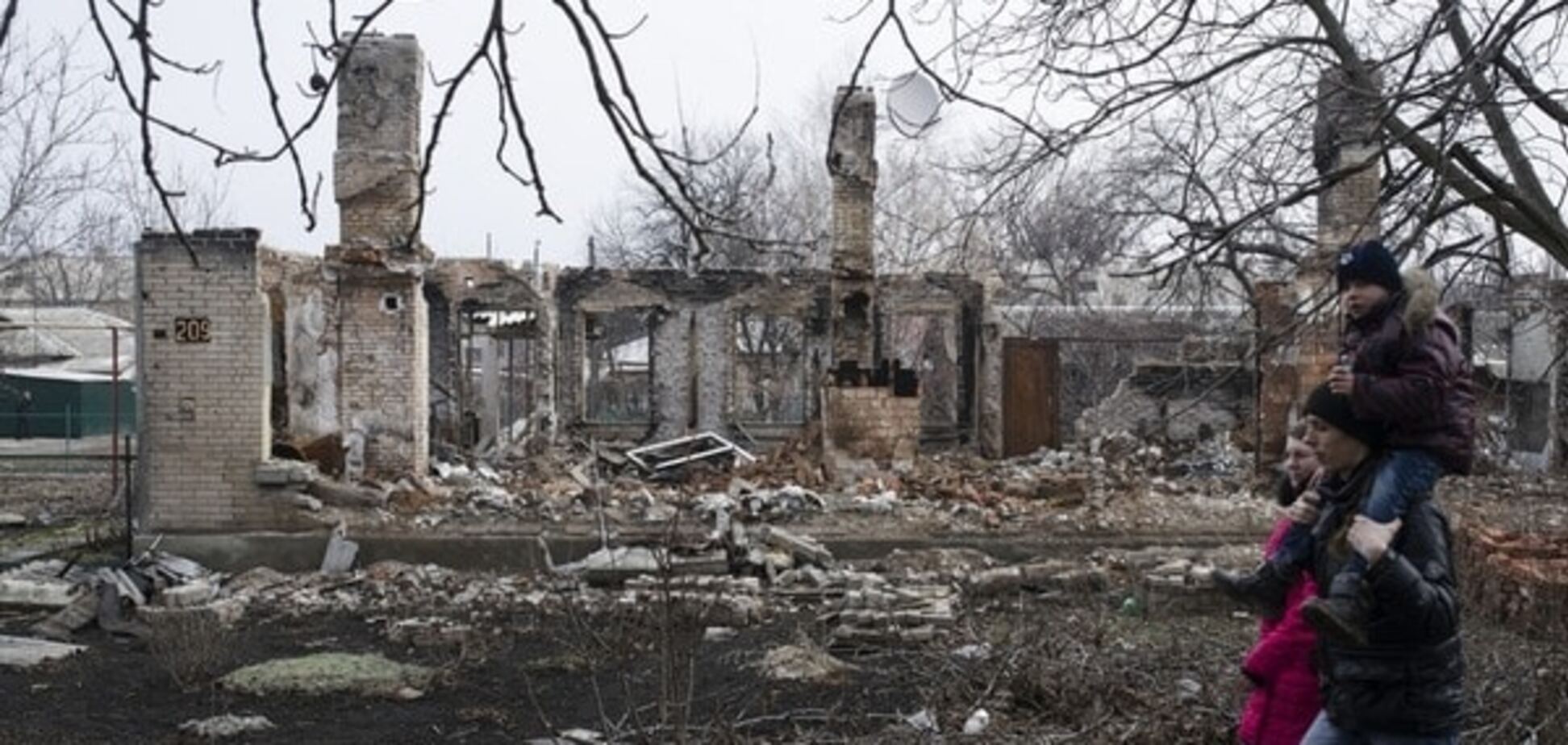 разруха на Донбассе