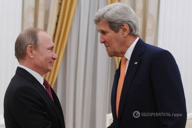 Путин Керри