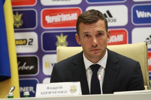 Шевченко тренер сборной украины