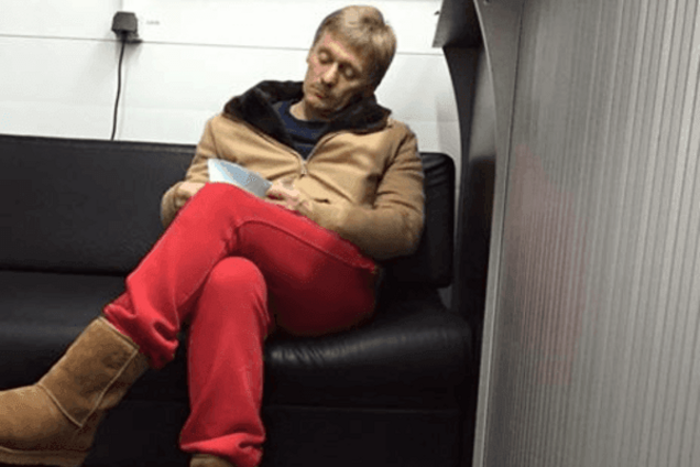 Пєсков пояснив свій вихід у червоних трениках та уггах
