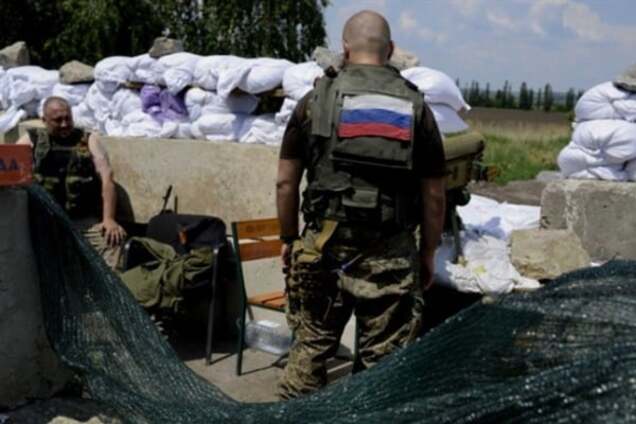 российские военные на Донбассе