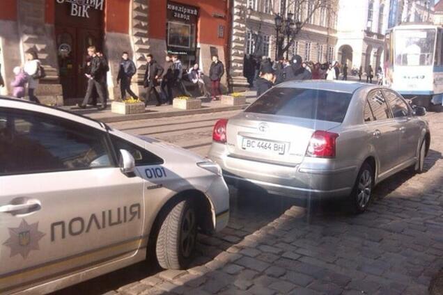 полиция оштрафовала водителя Садового