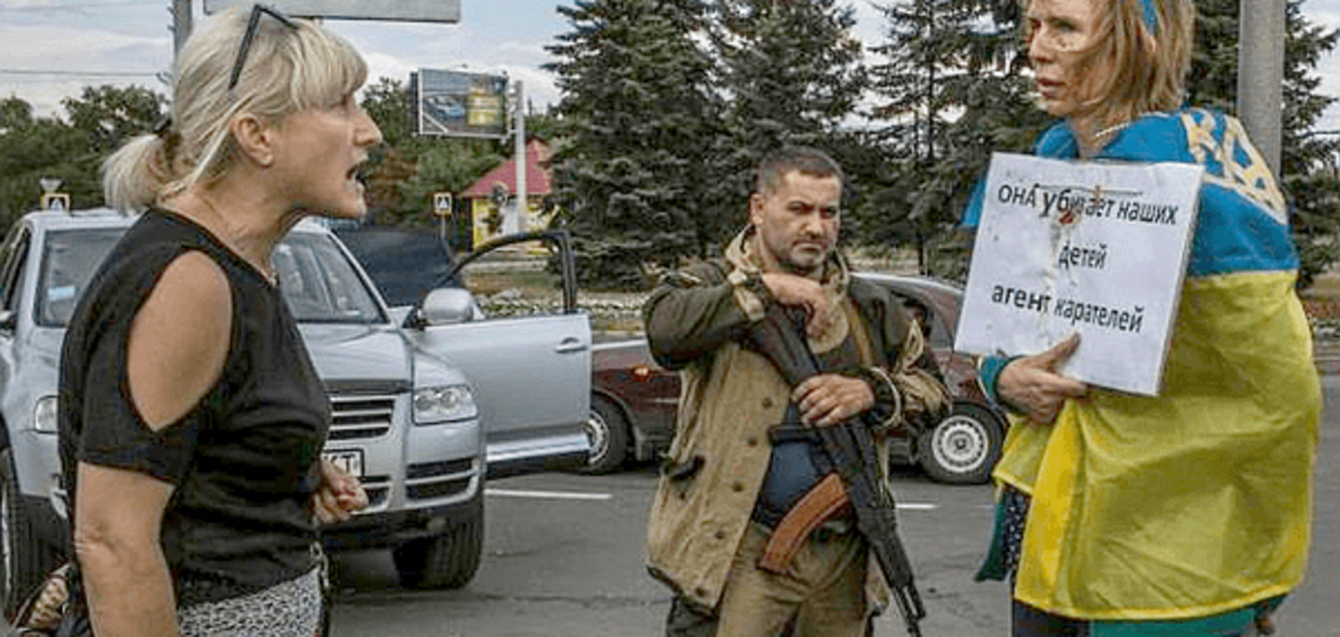 Патриотка, пережившая издевательства сепаратистов у 'столба позора', стала Народным героем