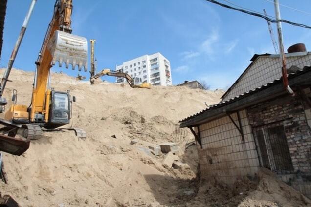 оползень в Киеве