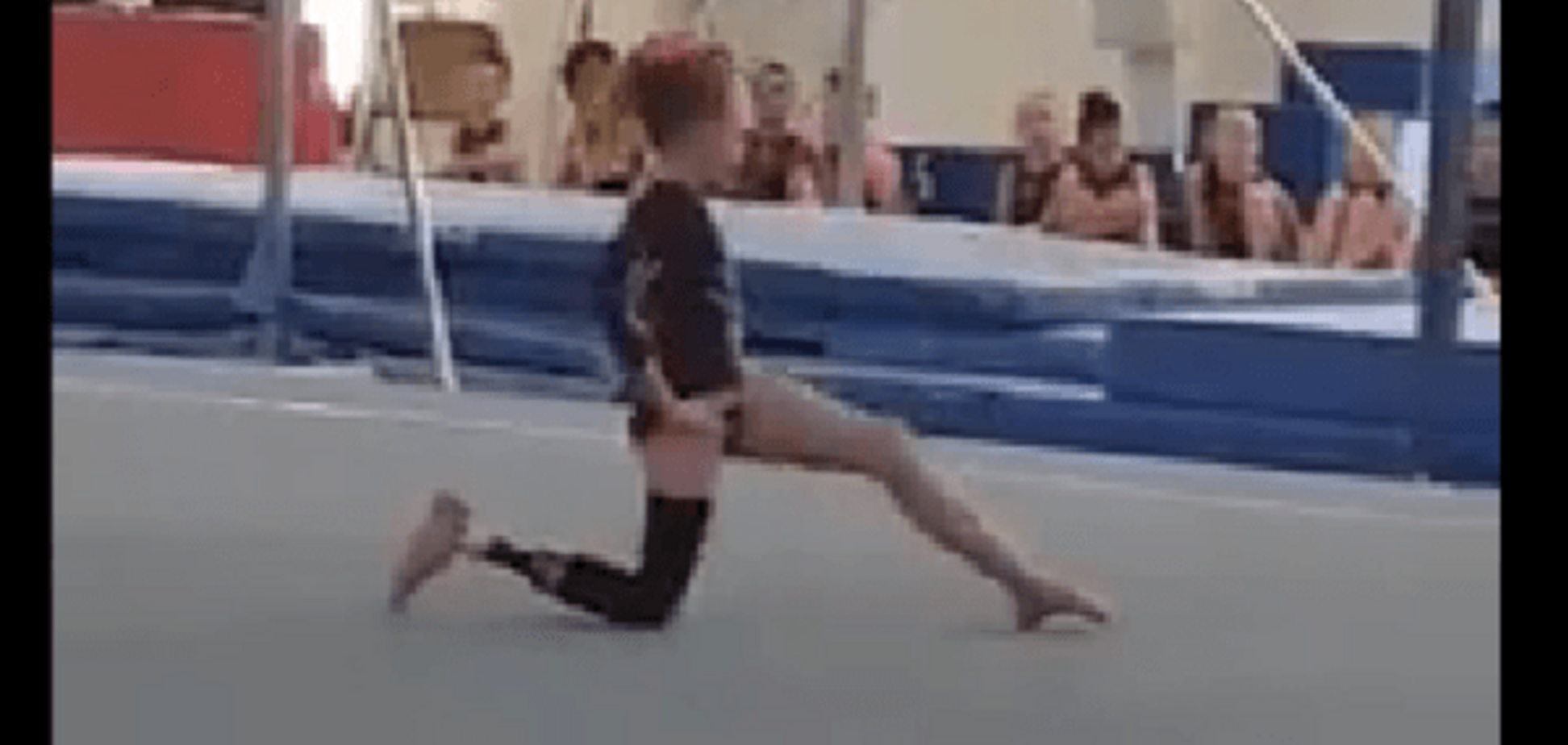 Безнога гімнастка викликала фурор своїм виступом: приголомшливе відео