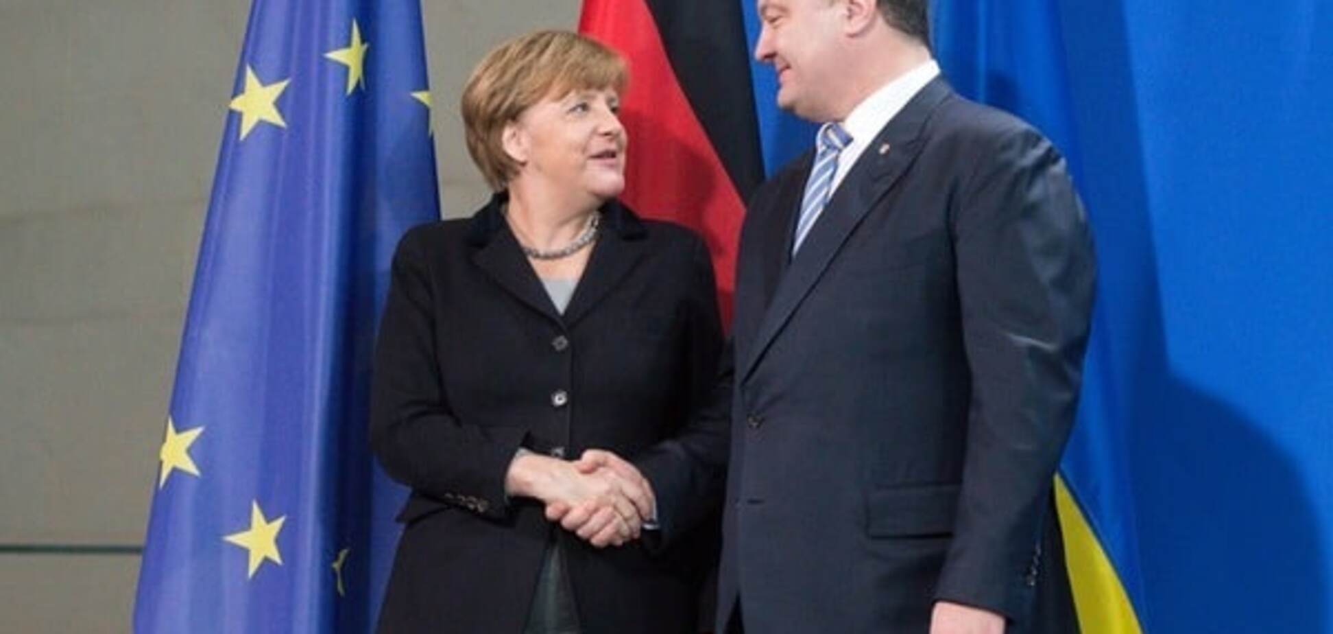 Порошенко и Меркель в Берлине