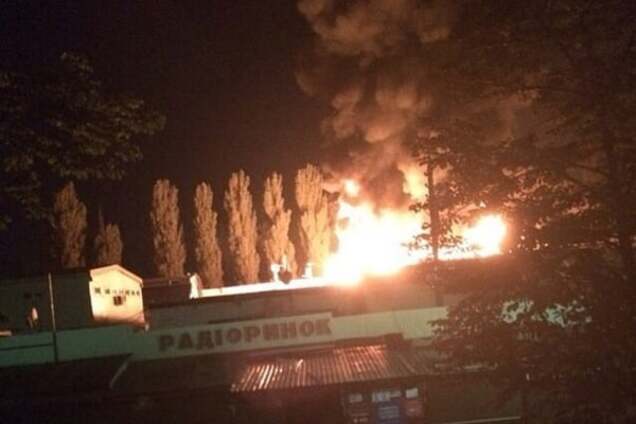 Пожар в Киеве