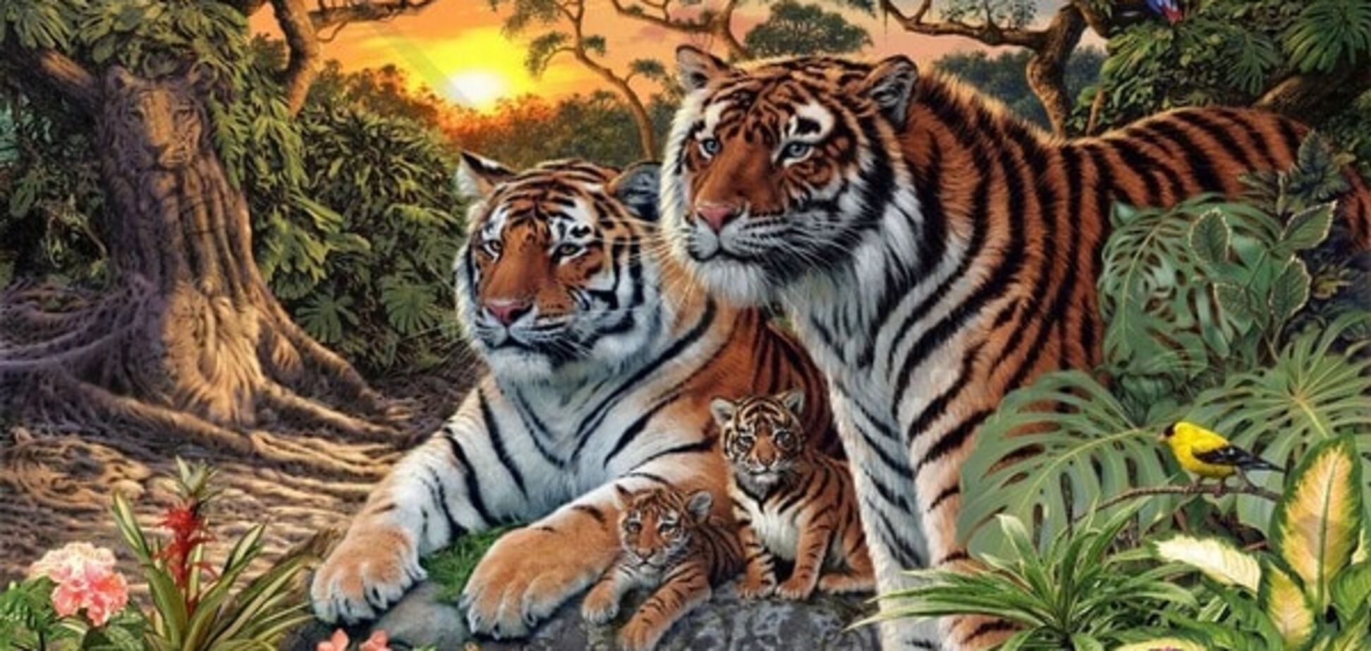 Головоломка с тиграми