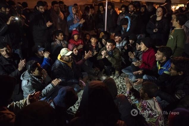 Мигранты в Греции