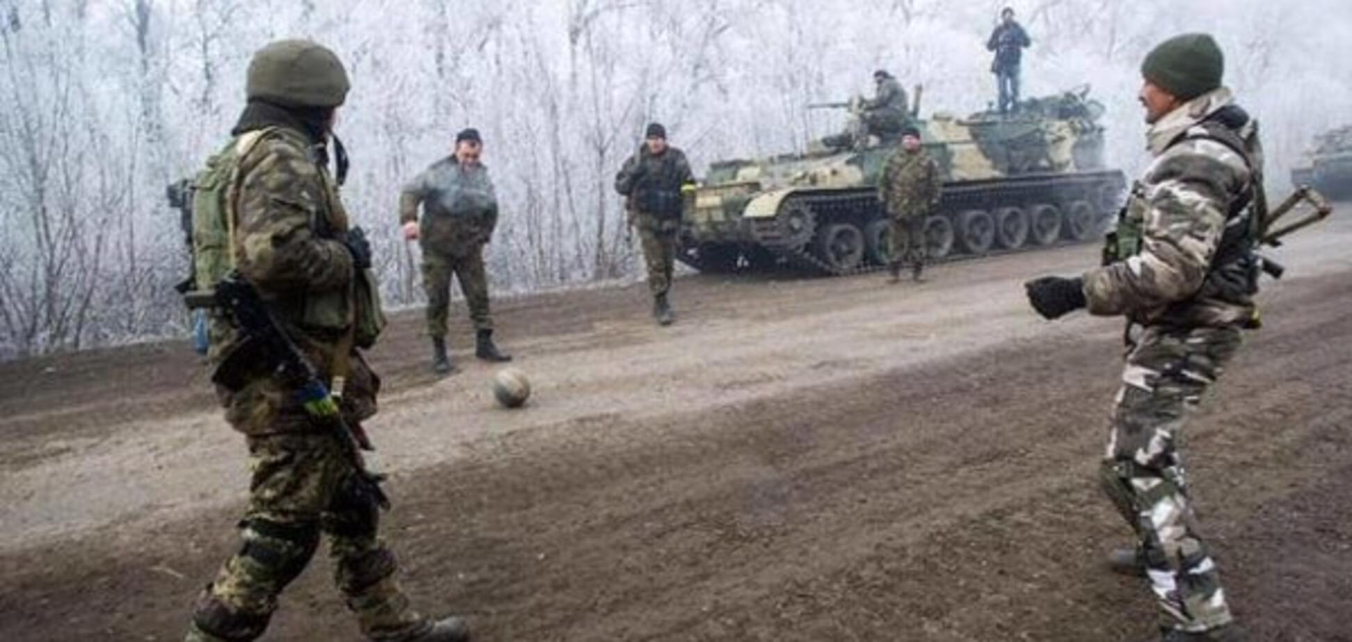 У бойцов АТО появилась собственная футбольная лига
