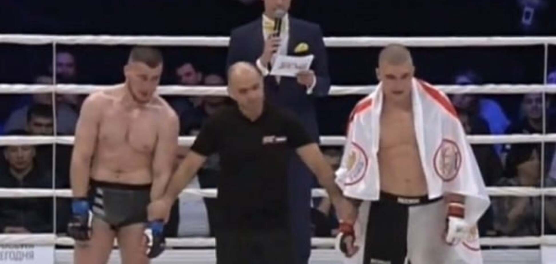 Украинский боец в Краснодаре побил чемпиона Чеченской Республики: яркое видео