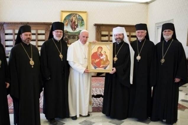 Папа Франциск зустрівся в Римі з представниками УГКЦ