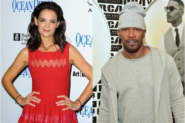 Беременная Кэти Холмс тайно вышла замуж за Джейми Фокса