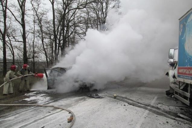 В Кировоградской области ДТП закончилось пожаром: есть жертва